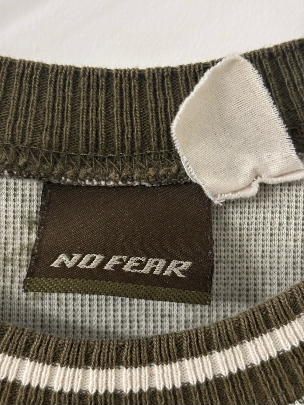 No Fear Men's Short Sleeve Crewneck T-Shirt in Heather Gray - Picture 4 of 6